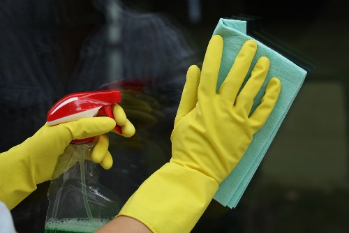 Professional curtain cleaning in a West Norwood home