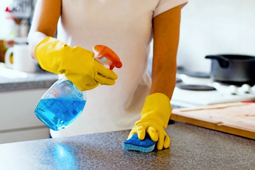Final complaint resolution review for a carpet cleaning job